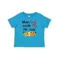 thumbnail image 1 of Inktastic When God Made Me He Said Ta-da Boys or Girls Baby T-Shirt, 1 of 5