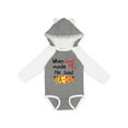 thumbnail image 1 of Inktastic When God Made Me He Said Ta-da Boys or Girls Long Sleeve Baby Bodysuit, 1 of 5