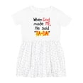 thumbnail image 1 of Inktastic When God Made Me He Said Ta-da Girls Toddler Dress, 1 of 5