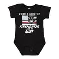 thumbnail image 1 of Inktastic When I Grow Up I Want to Be a Firefighter Like My Aunt Boys or Girls Baby Bodysuit, 1 of 5