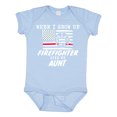 thumbnail image 1 of Inktastic When I Grow Up I Want to Be a Firefighter Like My Aunt Boys or Girls Baby Bodysuit, 1 of 5
