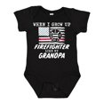 thumbnail image 1 of Inktastic When I Grow Up I Want to Be a Firefighter Like My Grandpa Boys or Girls Baby Bodysuit, 1 of 5