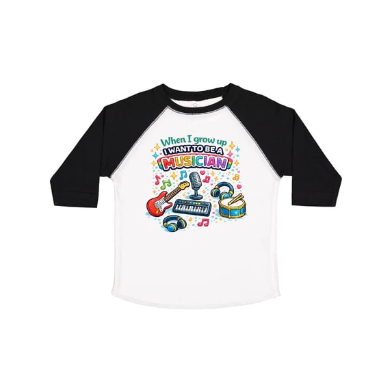 Inktastic When I Grow Up Musician Boys or Girls Toddler T-Shirt