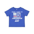 thumbnail image 1 of Inktastic When I Grow up I want to be a Firefighter Like my Aunt Boys or Girls Toddler T-Shirt, 1 of 5