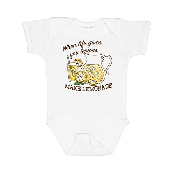 Inktastic When Life Gives You Lemons, Make Lemonade Boys or Girls Baby Bodysuit