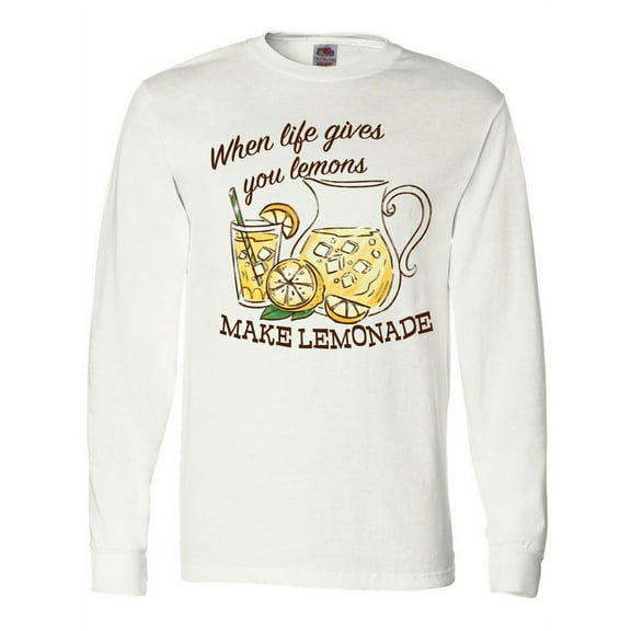 Inktastic When Life Gives You Lemons, Make Lemonade Long Sleeve T-Shirt