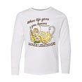 thumbnail image 1 of Inktastic When Life Gives You Lemons, Make Lemonade Long Sleeve Youth T-Shirt, 1 of 5