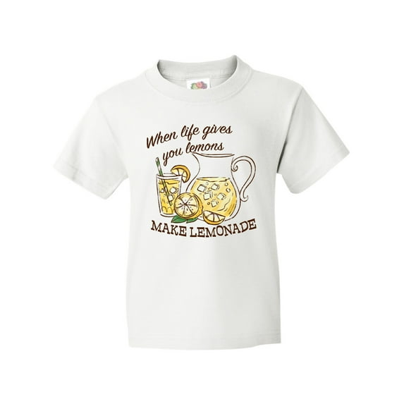 Inktastic When Life Gives You Lemons, Make Lemonade Youth T-Shirt