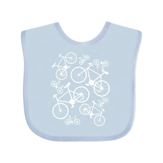 Inktastic White Big/small Bikes Boys or Girls Baby Bib