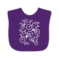thumbnail image 1 of Inktastic White Big/small Bikes Boys or Girls Baby Bib, 1 of 4