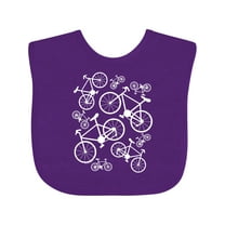 Inktastic White Big/small Bikes Boys or Girls Baby Bib