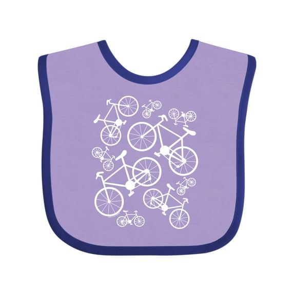 Inktastic White Big/small Bikes Boys or Girls Baby Bib