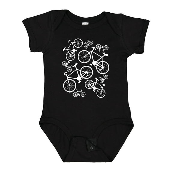 Inktastic White Big/small Bikes Boys or Girls Baby Bodysuit