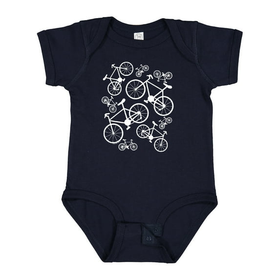 Inktastic White Big/small Bikes Boys or Girls Baby Bodysuit