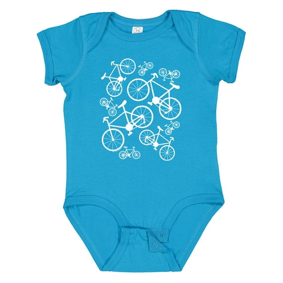 Inktastic White Big/small Bikes Boys or Girls Baby Bodysuit