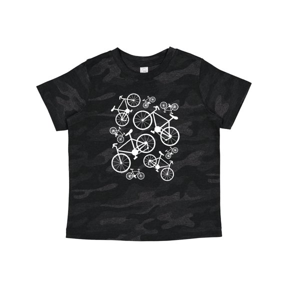 Inktastic White Big/small Bikes Boys or Girls Toddler T-Shirt