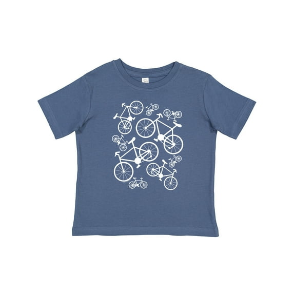 Inktastic White Big/small Bikes Boys or Girls Toddler T-Shirt
