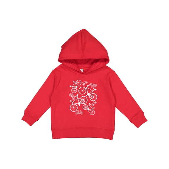 Inktastic White Big/small Bikes Toddler Hoodie