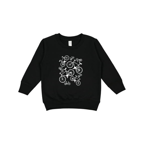 Inktastic White Big/small Bikes Toddler Sweatshirt