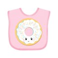 thumbnail image 1 of Inktastic White Donut Boys or Girls Baby Bib, 1 of 4