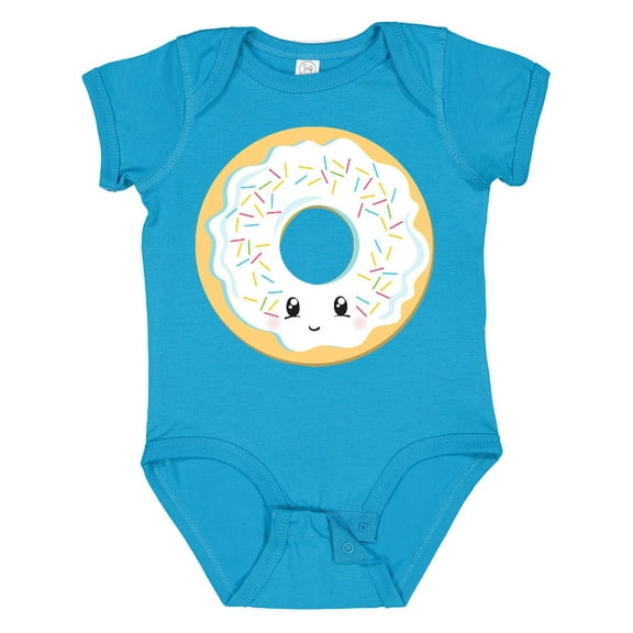 Inktastic White Donut Boys or Girls Baby Bodysuit