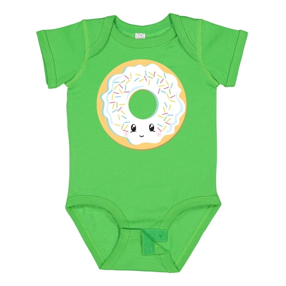 Inktastic White Donut Boys or Girls Baby Bodysuit