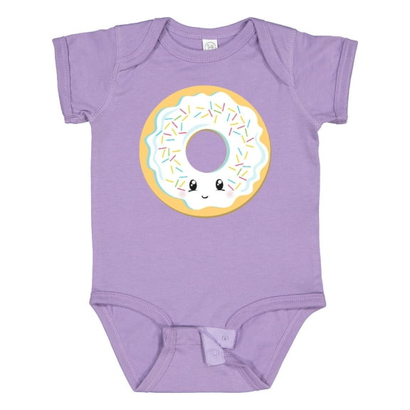 Inktastic White Donut Boys or Girls Baby Bodysuit