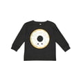 thumbnail image 1 of Inktastic White Donut Boys or Girls Long Sleeve Toddler T-Shirt, 1 of 5