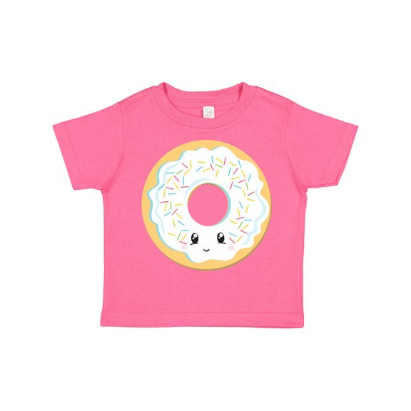 Inktastic White Donut Boys or Girls Toddler T-Shirt