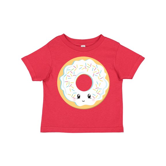 Inktastic White Donut Boys or Girls Toddler T-Shirt