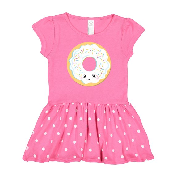 Inktastic White Donut Gift Baby Girl Dress