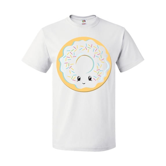Inktastic White Donut T-Shirt