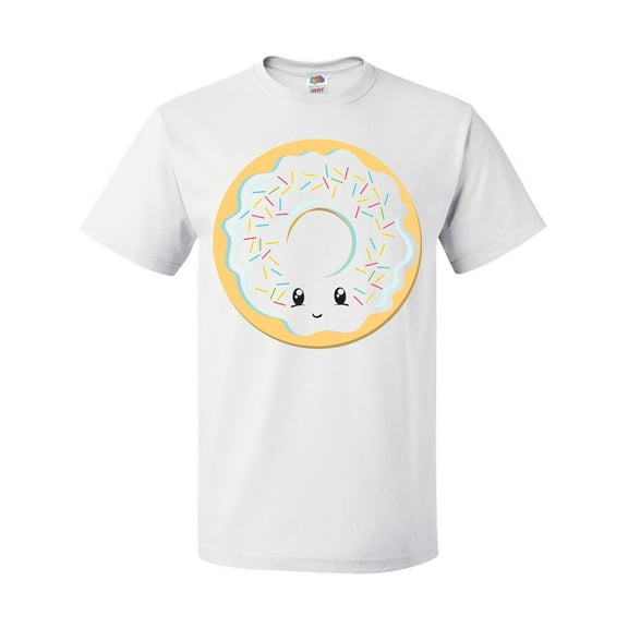 Inktastic White Donut T-Shirt