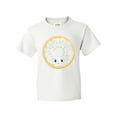 thumbnail image 1 of Inktastic White Donut Youth T-Shirt, 1 of 5