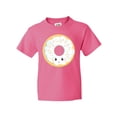 thumbnail image 1 of Inktastic White Donut Youth T-Shirt, 1 of 5