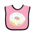 thumbnail image 1 of Inktastic White Donut with Sprinkles Boys or Girls Baby Bib, 1 of 4