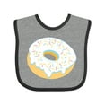 thumbnail image 1 of Inktastic White Donut with Sprinkles Boys or Girls Baby Bib, 1 of 4