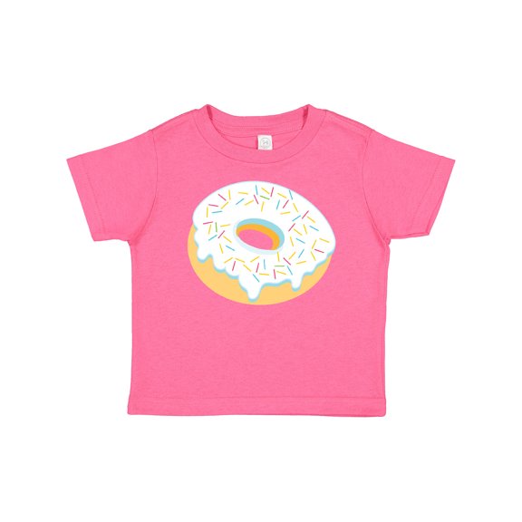 Inktastic White Donut with Sprinkles Boys or Girls Baby T-Shirt