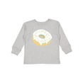 thumbnail image 1 of Inktastic White Donut with Sprinkles Boys or Girls Long Sleeve Toddler T-Shirt, 1 of 5