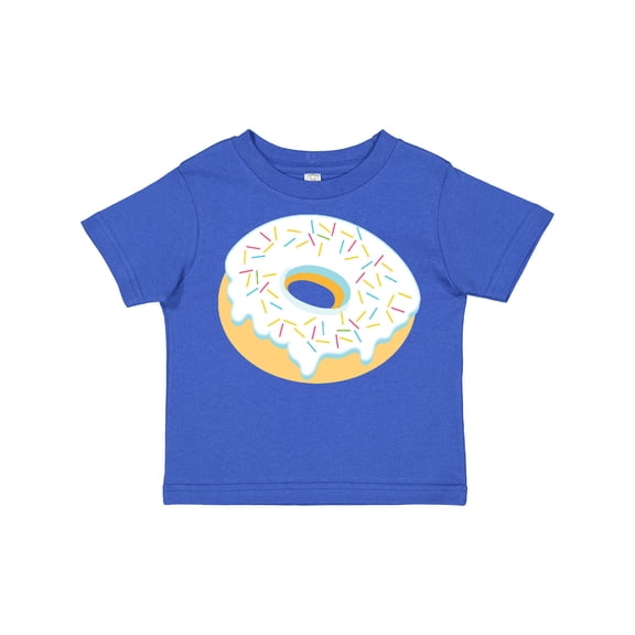 Inktastic White Donut with Sprinkles Boys or Girls Toddler T-Shirt