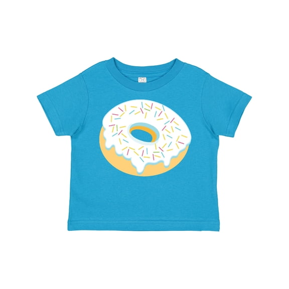 Inktastic White Donut with Sprinkles Boys or Girls Toddler T-Shirt