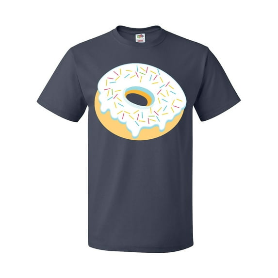 Inktastic White Donut with Sprinkles T-Shirt