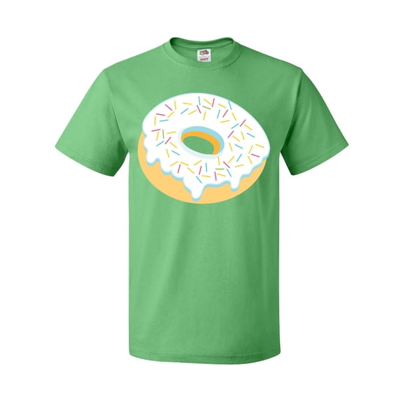 Inktastic White Donut with Sprinkles T-Shirt