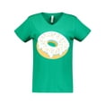 thumbnail image 1 of Inktastic White Donut with Sprinkles Women's V-Neck T-Shirt, 1 of 5