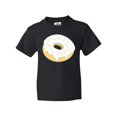 thumbnail image 1 of Inktastic White Donut with Sprinkles Youth T-Shirt, 1 of 5