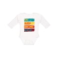 thumbnail image 1 of Inktastic Whitewater Rafting Eat Sleep Rafting Repeat Boys or Girls Long Sleeve Baby Bodysuit, 1 of 5