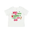 thumbnail image 1 of Inktastic Who Needs Santa when I Have Gigi Boys or Girls Toddler T-Shirt, 1 of 5