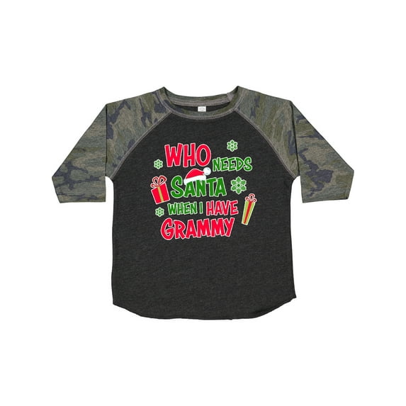 Inktastic Who Needs Santa when I Have Grammy Boys or Girls Toddler T-Shirt