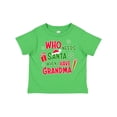 thumbnail image 1 of Inktastic Who Needs Santa when I Have Grandma Boys or Girls Toddler T-Shirt, 1 of 5