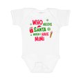thumbnail image 1 of Inktastic Who Needs Santa when I Have MiMi Boys or Girls Baby Bodysuit, 1 of 5